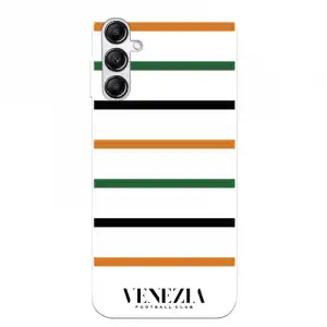 Funda Para Samsung Galaxy A14 5g Del Venezia Football Club Fondo Blanco Rayas - Licencia Oficial Venezia Football Club