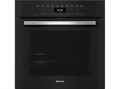 Horno - Miele H 7365 BP, Multifunción, Pirolítico, 76 l, 59.5 cm, Con sonda térmica, Obsidian Black