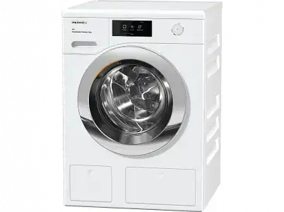 Lavadora carga frontal - Miele Chrome Edition WCR860WPS, 9 kg, 1600 rpm, Autodosificación, Blanco