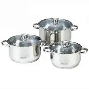 Maestro MR-2020-6XL Batería de Cocina 6 Piezas Acero Inoxidable