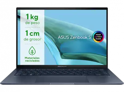 Portátil - ASUS ZenBook S 13 OLED UX5304VA-NQ172W, 13.3" WQXGA+, Intel® Core™ i7-1355U, 16GB RAM, 1TB SSD, Iris® Xe, Windows 11 Home