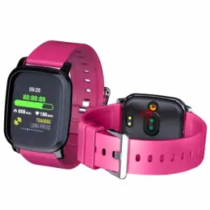 Pulsera De Actividad Termómetro, Táctil Impermeable Ip 67- Violeta