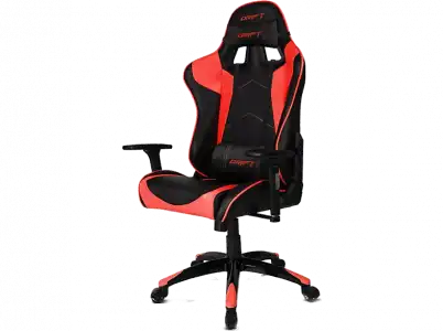 Silla gaming - Drift DR300, Reposabrazos 3D, Pistón clase 4, Asiento basculante, Rojo