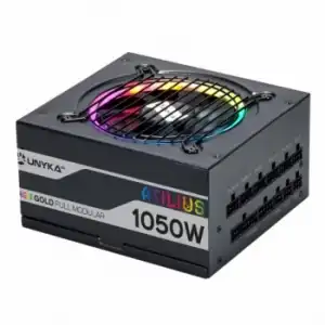 Unykach - Atx Atilus Rgb Black 1050w Unidad De Fuente De Alimentación 20+4 Pin Atx Negro