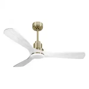 Ventilador De Techo Modo Invierno/verano Termostato Dimable Wifi Motor Dc Techos Inclinados Mando A Distancia Luz Tres Tonos Hypersilence Memoria