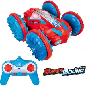Xtrem Raiders Superbound Coche Teledirigido Anfibio Reversible Off-Road