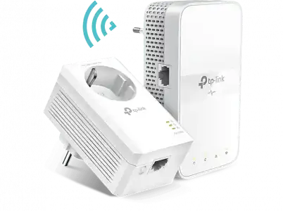 Adaptador PLC - TP-Link TL-WPA7617 KIT, Pack de 2 Unidades, 1000 Mbps, Doble Banda AC1200, Gigabit, Blanco