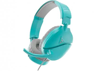 Auriculares gaming - Turtle Beach Recon 70, Cable, Micrófono, Verde azulado