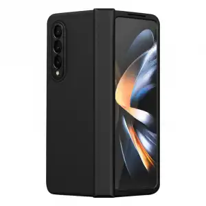 Carcasa Integral Y Film Pantalla Flexible Galaxy Z Fold4 Rígido Soft Touch Negro