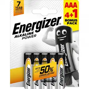 Energizer Max Powerseal Pilas Alcalinas AAA LR03 5 Unidades