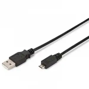 Ewent Cable USB 2.0 a MicroUSB Macho/Macho 50cm Negro