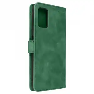 Forcell Funda Efecto Ante con Tarjetero Verde para iPhone 13 Pro