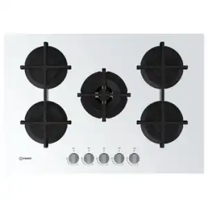 Indesit Ing 72t/wh Hobs Blanco Integrado 73 Cm Encimera De Gas 5 Zona(s)