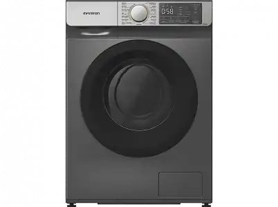 Lavadora carga frontal - Infiniton WM-10BU, 10 kg, 1400 rpm, 15 programas, Dark Inox