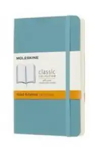 Libreta Moleskine Ruled Notebook Pocket Azul Arrecife Pautado