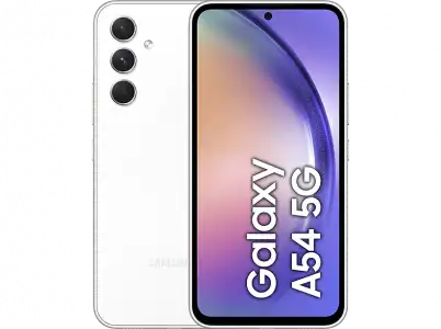 Móvil - Samsung Galaxy A54 5G, White, 128 GB, 8 GB RAM, 6.4" Full HD+, Exynos 1380, 5000 mAh, Android