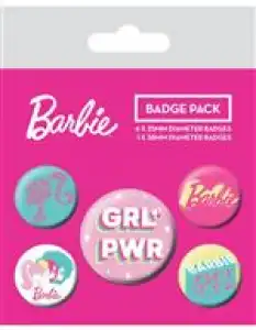 Pack de chapas Mattel Barbie Girl Power