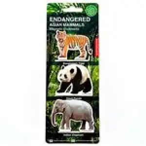 Set 3 marcapáginas magnéticos Kikkerland Asia