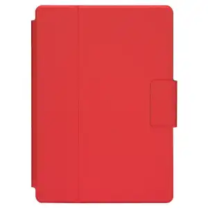 TARGUS - Funda Roja Safe Fit Universal Rotativa Para Tablets De 9-10,5"