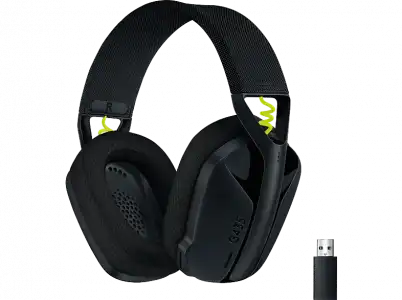 Auriculares gaming - Logitech G G435, De diadema, Inalámbricos, Bluetooth, Hasta 18 horas, Micrófono, PC/Mac, PS, Nintendo, Negro