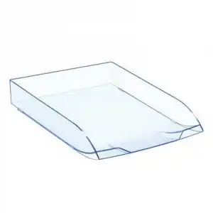 Bandeja Sobremesa Cep Confort Plastico Transparente Celeste 370x270x61 Mm