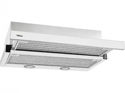 Campana extraíble - Teka CNL 6400.2, 2+1 velocidades, 370 m³/h, Stop Programable, 60 cm, Blanco