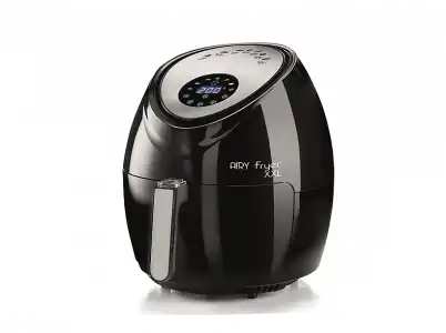 Freidora de aire - Ariete Airy Fryer Digital 4618, 5.5 l, 1800 W, 7 programas, Display LCD, Negro