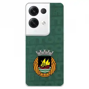 Funda Para Oppo Reno 8 Pro Del Rio Ave Fc Escudo Fondo Verde - Licencia Oficial Rio Ave Fc