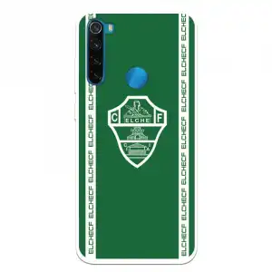 Funda Para Xiaomi Redmi Note 8 Del Elche Cf Escudo Fondo Verde Escudo Fondo Verde - Licencia Oficial Elche Cf