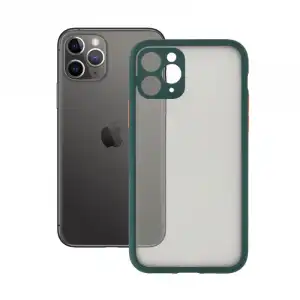 Ksix Funda Duo Soft Verde para iPhone 11