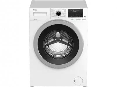 Lavadora carga frontal - Beko WMY 81283 LMB4R, 8 kg, 1200 rpm, SteamCure, DrumClean, Blanco