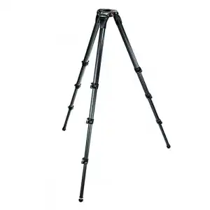 Manfrotto - Trípode de video MPRO 536. 4 secciones. Para semi esfera 75/100mm en Fibra de carbono