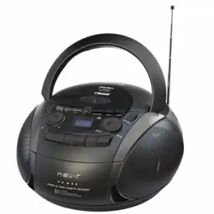 Radiocassette Cd Nevir Nvr-482ucm Negro