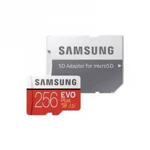 Samsung Evo Plus MicroSDXC 256GB UHS-I U3 Clase 10 + Adaptador