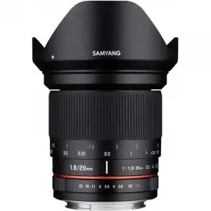 Samyang Objetivo 20mm F1.8 ED AS UMC para Sony E