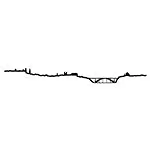 Skyline The Line Porto 50 cm negro