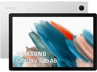 Tablet - Samsung Galaxy Tab A8, 32 GB eMMC, Plata, WiFi, 10.5" WUXGA, 3 RAM, Unisoc T618, Android 11