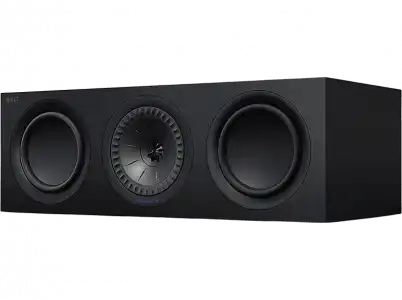 Altavoz central - KEF Q250C, 100 W, Uni-Q 1”-5.25”, 108dB, 68Hz-28kHz (±3dB), Negro