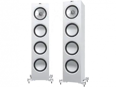 Altavoz de suelo - KEF Q950, 2x200W, Uni-Q 1”-8”, 3 x Woofer  8”, 44Hz-28KHz (± 3db) 8Ω / 91dB, Blanco