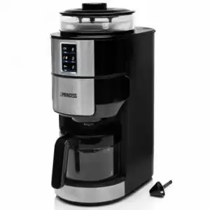 Cafetera Con Molinillo Compact Negro 750 W Princess