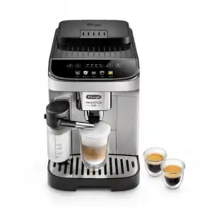 DeLonghi Magnifica Evo Cafetera Superautomática con Molinillo 15 Bares Plateada