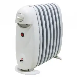 Fm Calefacción R7MINI Radiador Eléctrico 7 Elementos 800W Blanco