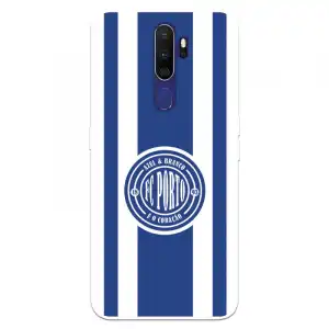 Funda Para Oppo A9 2020 Del Fútbol Club Oporto Escudo Escudo Y Rayas - Licencia Oficial Fútbol Club Oporto