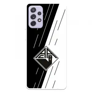 Funda Para Samsung Galaxy A72 5g Del Académica De Coimbra Escudo Bicolor - Licencia Oficial Académica De Coimbra