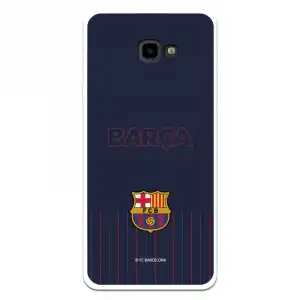 Funda Para Samsung Galaxy J4 Plus Del Barcelona Barsa Fondo Azul - Licencia Oficial Fc Barcelona