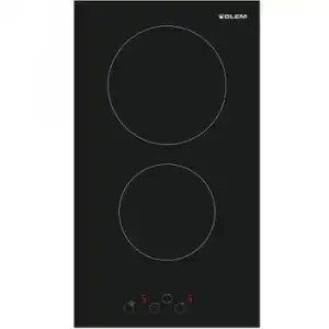 Glem Domino Vitrocerámica 30cm 3000w Negro - Gth320sn