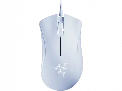 Ratón gaming - Razer DeathAdder Essential, Por cable, 6400 ppp, 30 G, USB, 1000 Hz, Hyperesponse, Blanco