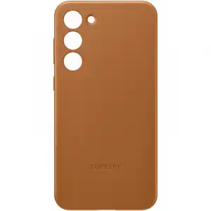 Samsung Leather Case Funda de Piel Camel para Galaxy S23 Plus