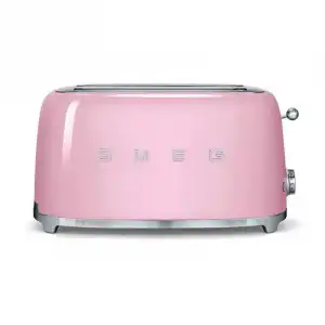 Smeg TSF02PKEU Tostadora 4 Rebanadas 1500W Rosa Pastel