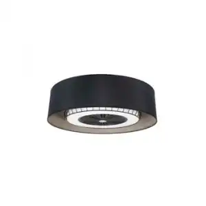 Akunadecor - Ventilador De Techo Metal Negro Tania